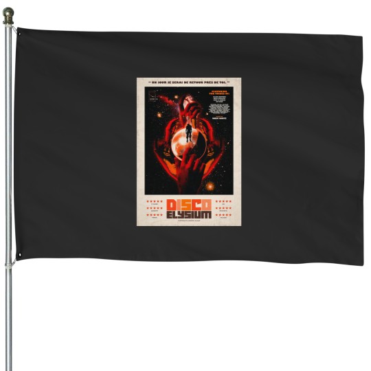 Discover Disco elysiums One Sheet House Flags