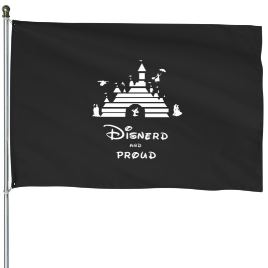 Discover Disnerd and Proud white House Flags