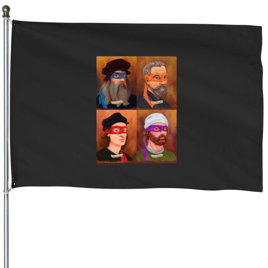 Discover The Renaissance Ninja Artists House Flags