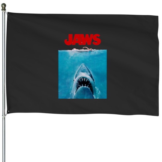 Discover Jaws Original Movie Poster House Flags