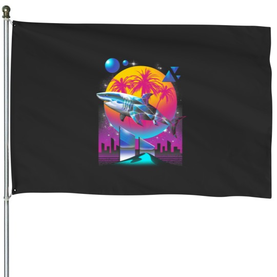 Discover Rad Shark Classic House Flags