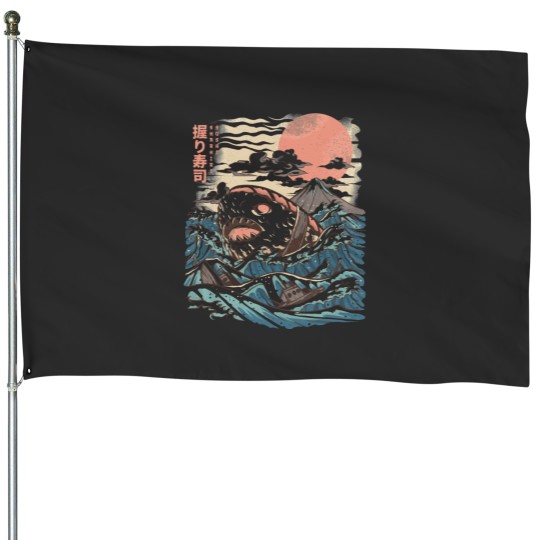Discover Sharkiri Sushi Classic House Flags