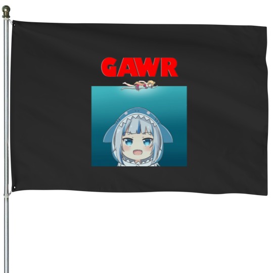 Discover Hololive EN - Gawr Gura Parody House Flags
