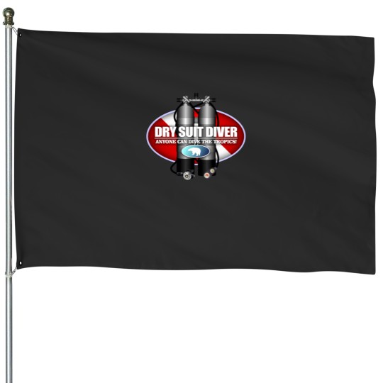 Discover Dry Suit Diver st House Flags