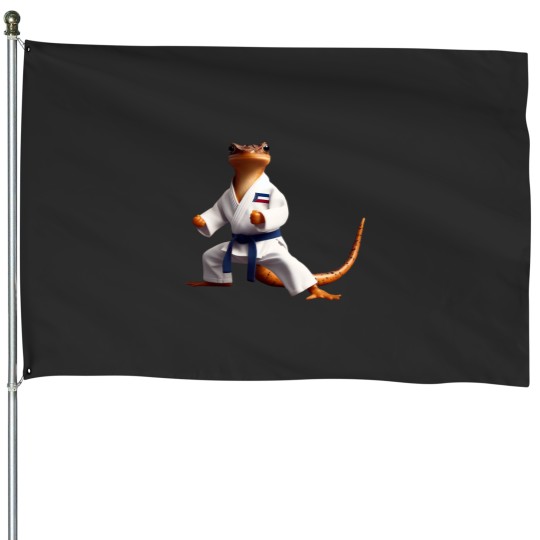 Discover Cecilia Jigoro Sticker House Flags