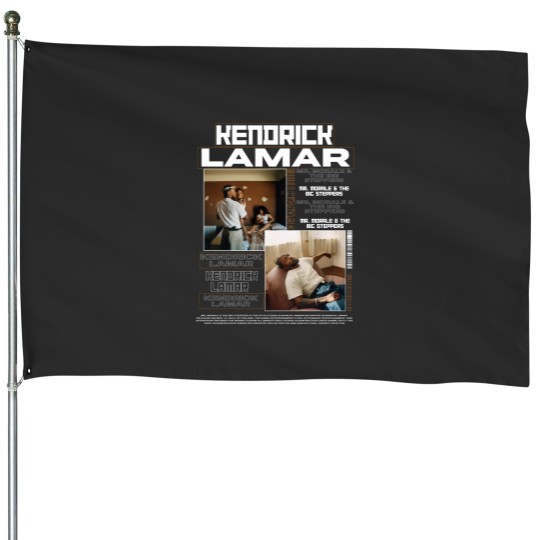 Discover Kendrick Lamar House Flag - Official Rap Merch