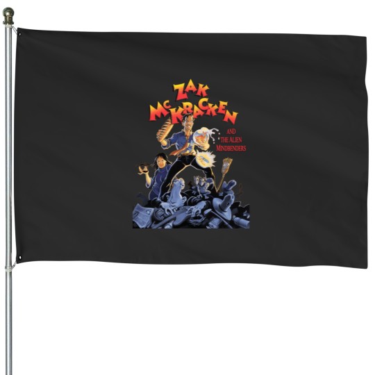 Discover Zak McKracken and the Alien Mindbenders House Flags