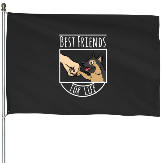 Discover German Shepherd Bestt Friends For Life 14328 House Flags