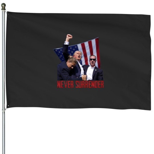 Discover Trump Shot House Flags - Pennsylvania Rally 2024