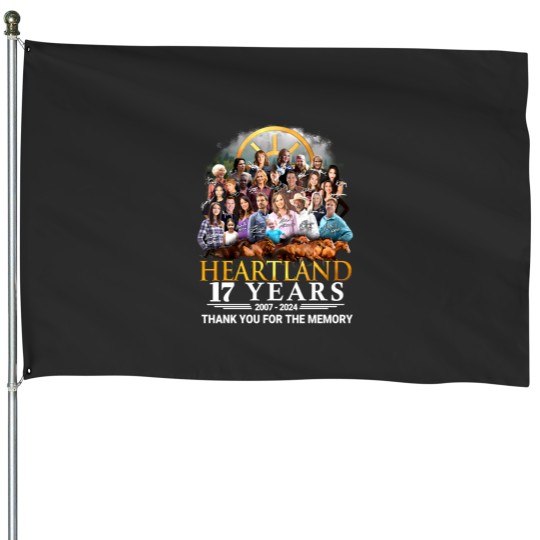 Discover Heartland 17th Anniversary House Flag