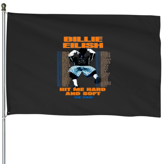 Discover Hit Me Hard and Soft tour House Flags, Billie Eilish House Flags