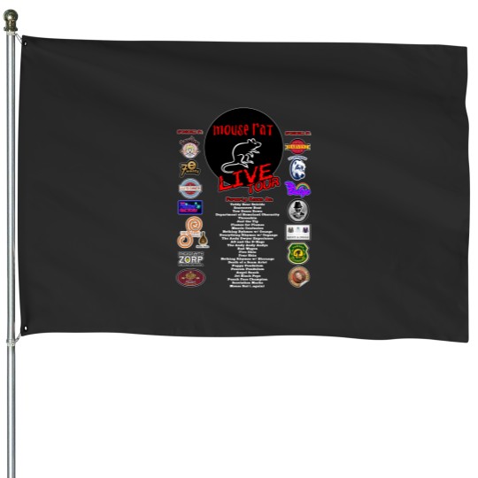 Discover Mouse Rat Live Tour Edition House Flags