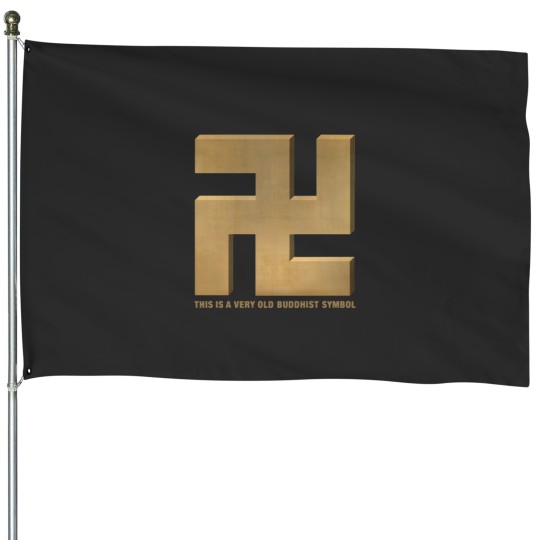 Discover Buddhist Swastika House Flags