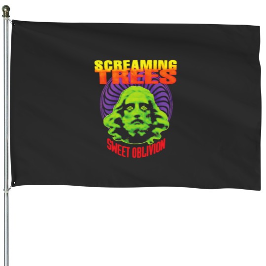 Discover Screaming Trees House Flags