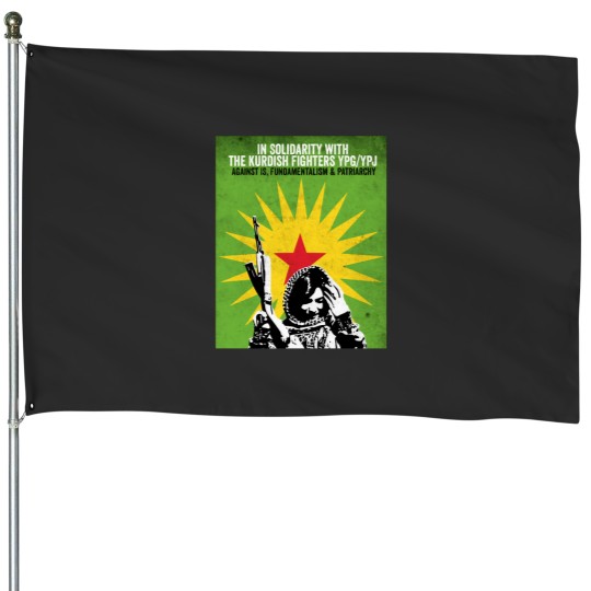 Discover Solidarity with the YPG YPJ House Flags