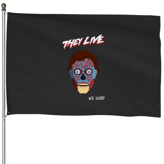 Discover They Live Essential 1 House Flags