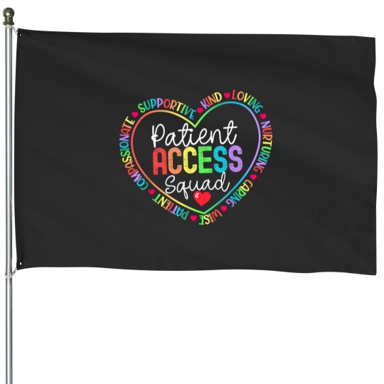 Discover Patient Access Squad Specialist Rainbow Appreciation House Flags