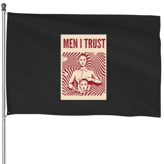 Discover Men I Trust - Vintage Logo House Flags