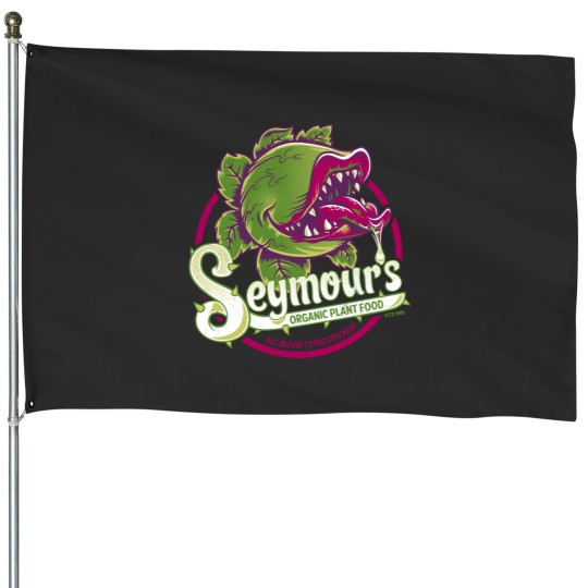 Discover Seymours Organic Plant Food musical theatre Vintages cult movie House Flags