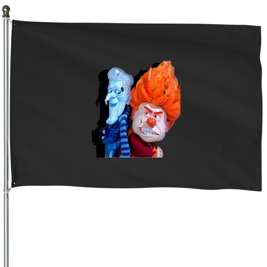 Discover Heat Miser heat snow miser House Flags