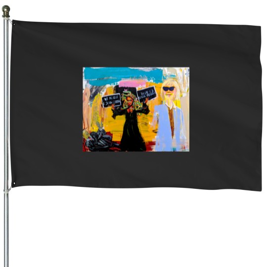 Discover E Jean Carroll Trump and Medusa Long House Flags
