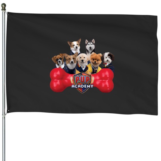 Discover Pup Academy Show House Flags