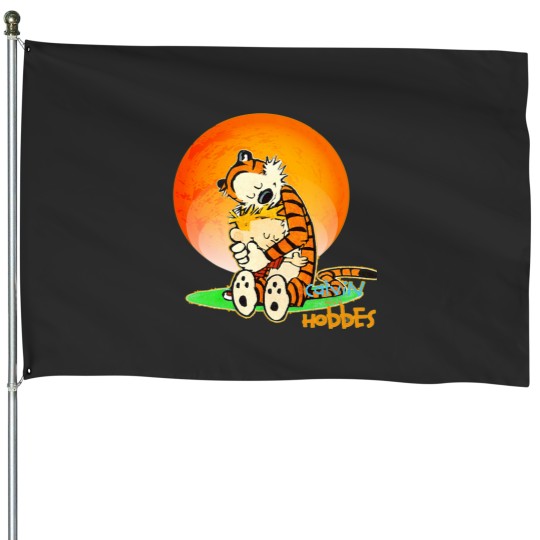 Discover calvin and hobbes House Flags