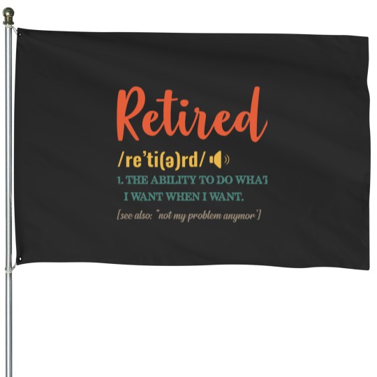 Discover Retired details Essential House Flags
