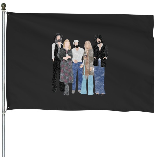 Discover Fleetwood Mac watercolour Essential House Flags