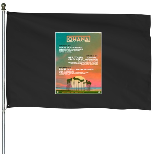 Discover OHANA MUSIC FESTIVAL 2024 House Flags