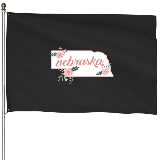 Discover nebraska football helmet Sticker House Flags