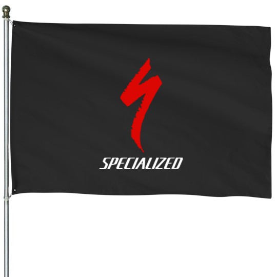 Discover Specialized Top Logo House Flags