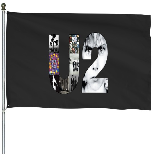 Discover U2 Band 90s Vintage House Flags, Achtung Baby U2 Tour 2023 House Flags