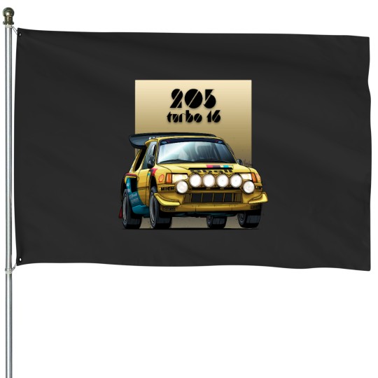 Discover Rally 205 T16 Group B House Flags