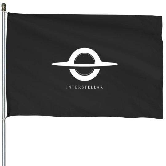 Discover Interstellar Gargantua minimalist House Flags