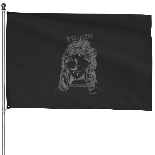 Discover Napoleon Dynamite Trisha Sketch House Flags