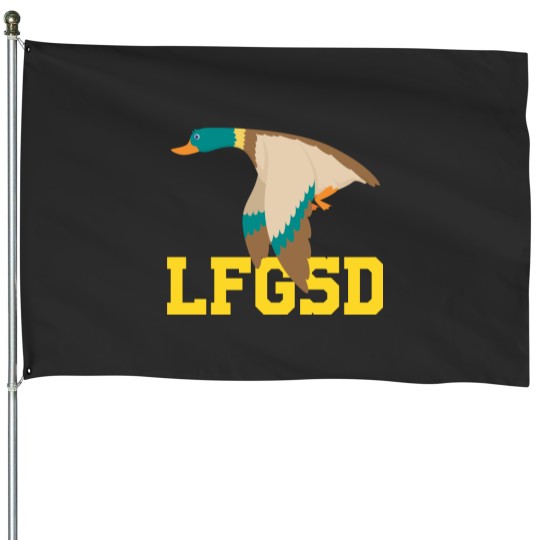 Discover 6 LFGSD-San Diego Baseball House Flags