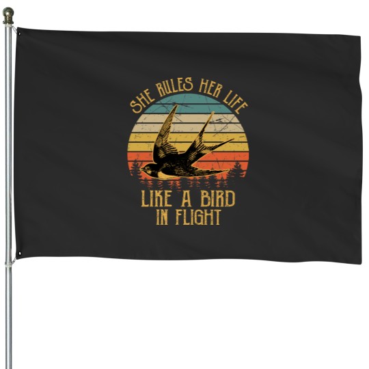 Discover Stevie Nicks She Rules Her Life Like A Bird In Flight vintages House Flags