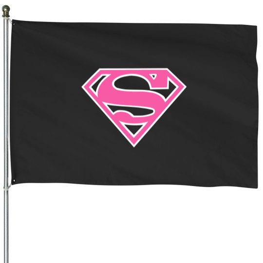 Discover DC Supergirl Logo Classic House Flags
