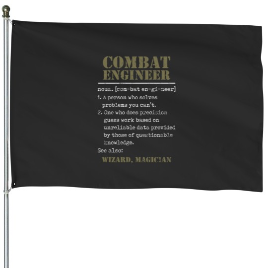 Discover Combat Engineer House Flags