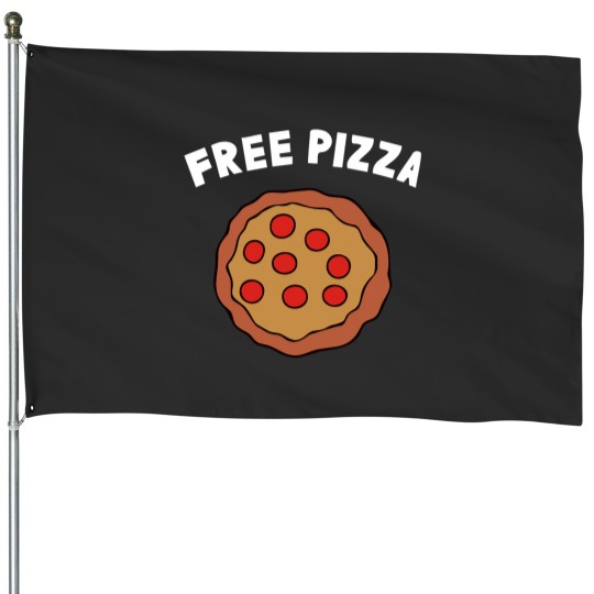 Discover Gravity falls Free pizza Essential House Flags