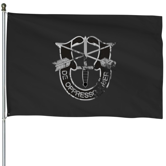 Discover Us Special forcess De Oppresso Liber Distressed Worn Look 1669 House Flags