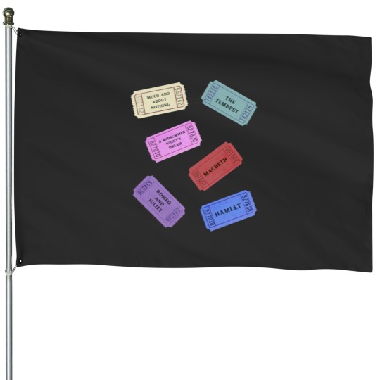 Discover William Shakespeare Theatre Tickets Collection Pack House Flags