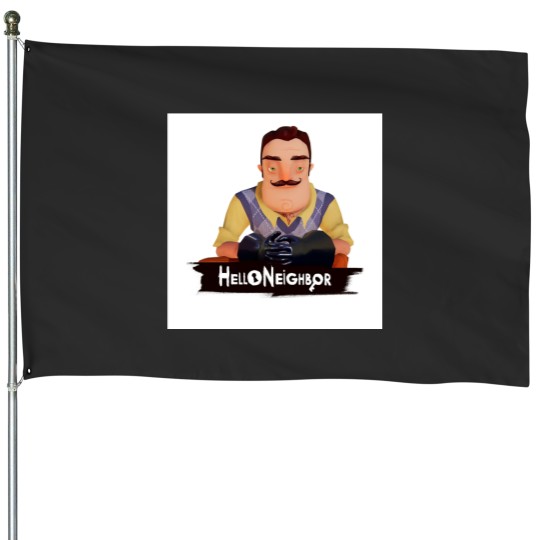 Discover Hello Neighbor House Flags