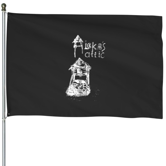 Discover Alekas Attic 1 White Logo House Flags