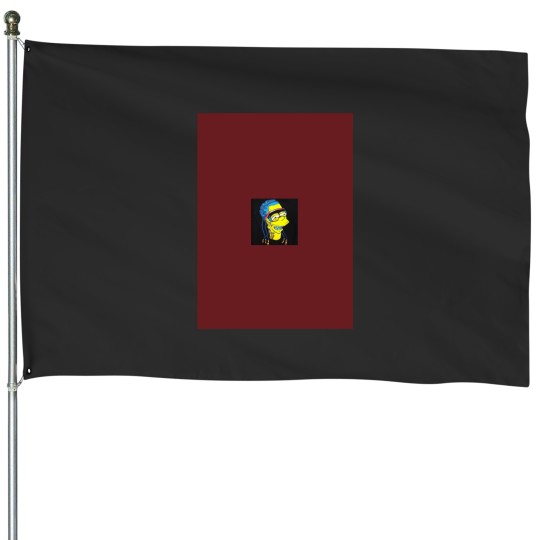Discover Riff Raff Cartoon Face Graphic House Flags