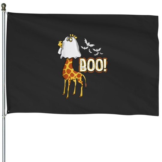Discover Giraffe Boo Halloween Fun Costume Party House Flags