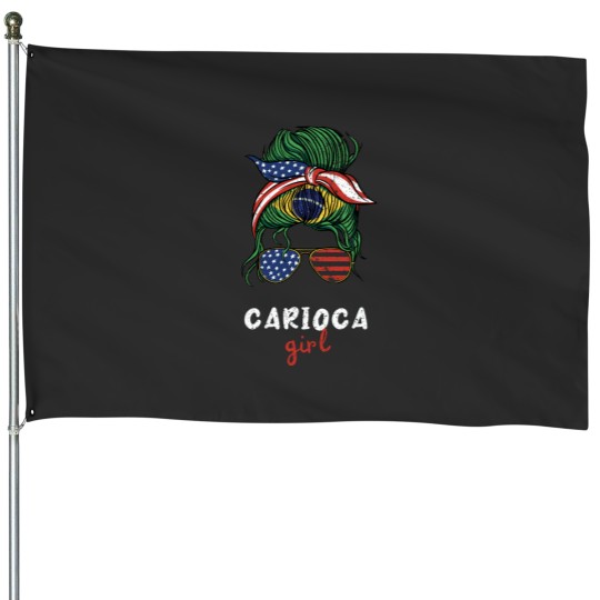 Discover Carioca Rio De Janeiro Brazilian Girl Flag House Flags