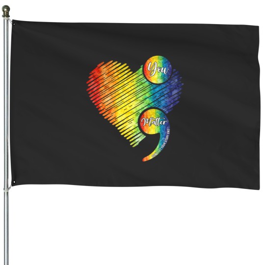 Discover suicides Awareness Prevention Mental Health Awareness House Flags