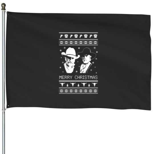 Discover Lonesome dove Xmasss House Flags